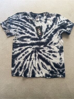 KMA Kids Navy and White Tie-Dye Tee NWT